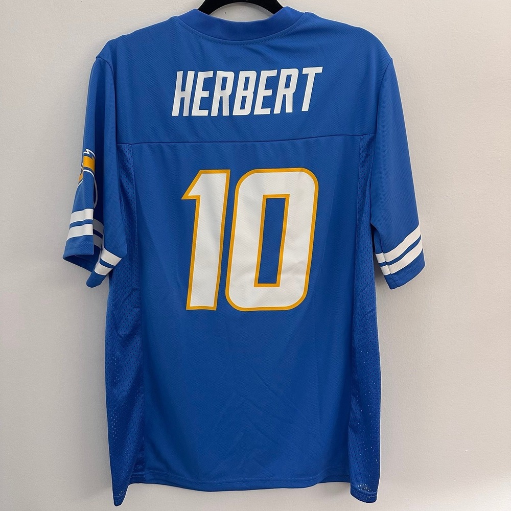 Los Angeles Chargers Justin Herbert Nike NFL Blue Player Game Jersey size S